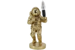 Riess-Ambiente Goldene Möbel|Tischlampen > Moderne Tischlampe ASTRONAUT 40cm gold Skulptur handmade