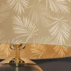 Riess-Ambiente Tischlampen > Moderne Tischlampe CLASSICO 60cm transparent Glas weiß gold Leinenschirm