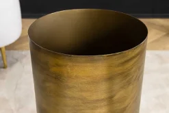 Riess-Ambiente Goldene Möbel|Vasen > Moderne Vase SANDGLASS L 55cm messing Eisen handmade beidseitig nutzbar