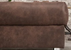 Riess-Ambiente Xxl Sofa|Ecksofa > Moderne XXL Wohnlandschaft KENT 305cm antik braun Federkern Bigsofa inkl. Hocker
