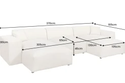 Riess-Ambiente Skandinavisch|Xxl Sofa ><noscript><img width=