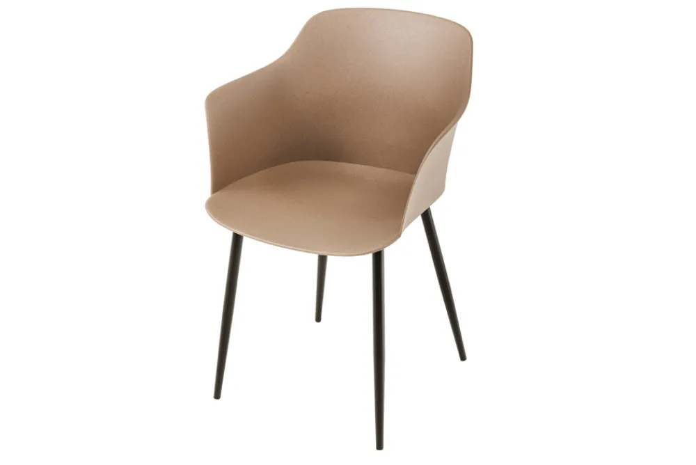 Riess-Ambiente Gartenstühle > Nachhaltiger Design Stuhl UPCYCLING ME braun 70% Kaffeefaser Indoor Outdoor