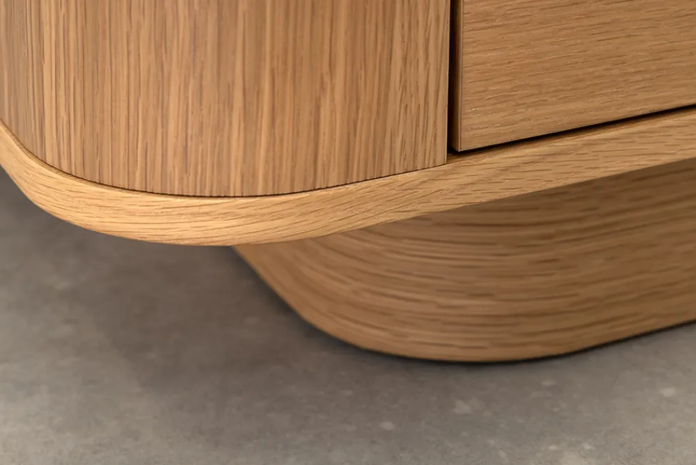 Riess-Ambiente Skandinavisch|Couchtische & Truhen > Nordischer Couchtisch VALHALLA WOOD 100cm natur Eichenholz mit Schublade