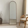 Riess-Ambiente Skandinavisch|Spiegel > Nordischer Standspiegel PORTRAIT 165cm braun in Walnussholz-Design