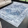 Riess-Ambiente Teppiche > Orientalischer XXL Teppich OLD MARRAKESCH 350x240cm grau blau Flachgewebe