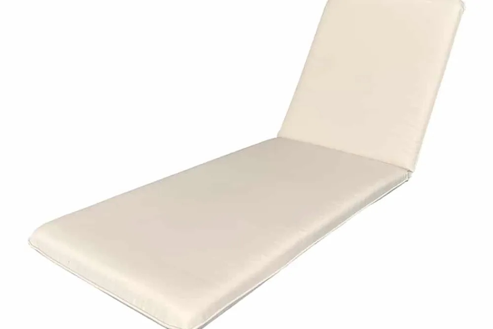 Riess-Ambiente Skandinavisch|Outdoor Kissen > Outdoor Auflage COMFORT LINE 60x192cm beige Polsterkissen für Sonnenliege
