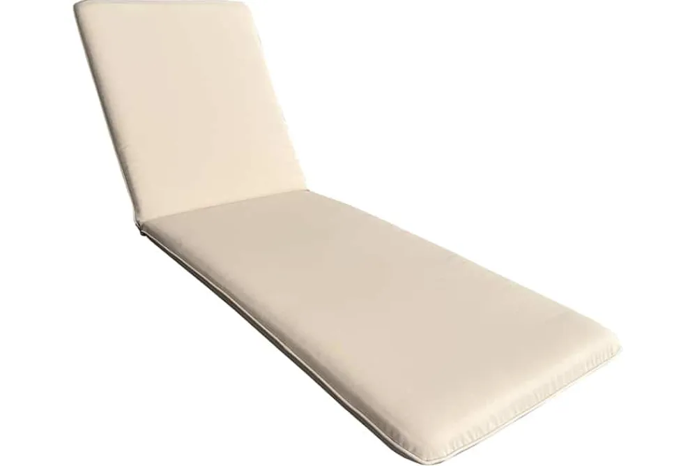 Riess-Ambiente Skandinavisch|Outdoor Kissen > Outdoor Auflage COMFORT LINE 60x192cm beige Polsterkissen für Sonnenliege