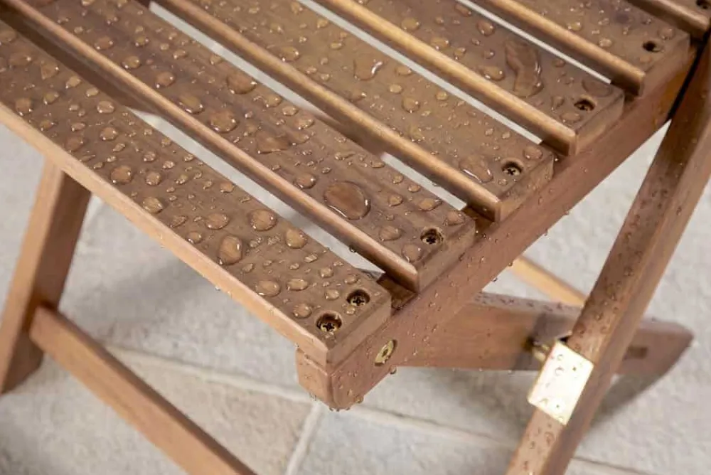 Riess-Ambiente Gartenstühle > Outdoor Balkon Stuhl BALI natur honey Akazienholz klappbar wetterfest Gartenstuhl