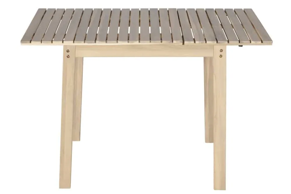 Riess-Ambiente Mehr...|Massivholztische > Outdoor Balkontisch BALI 110cm natur hell Akazienholz ausklappbar wetterfest