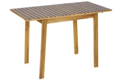 Riess-Ambiente Gartentische > Outdoor Balkontisch BALI 110cm natur honey Akazienholz ausklappbar wetterfest