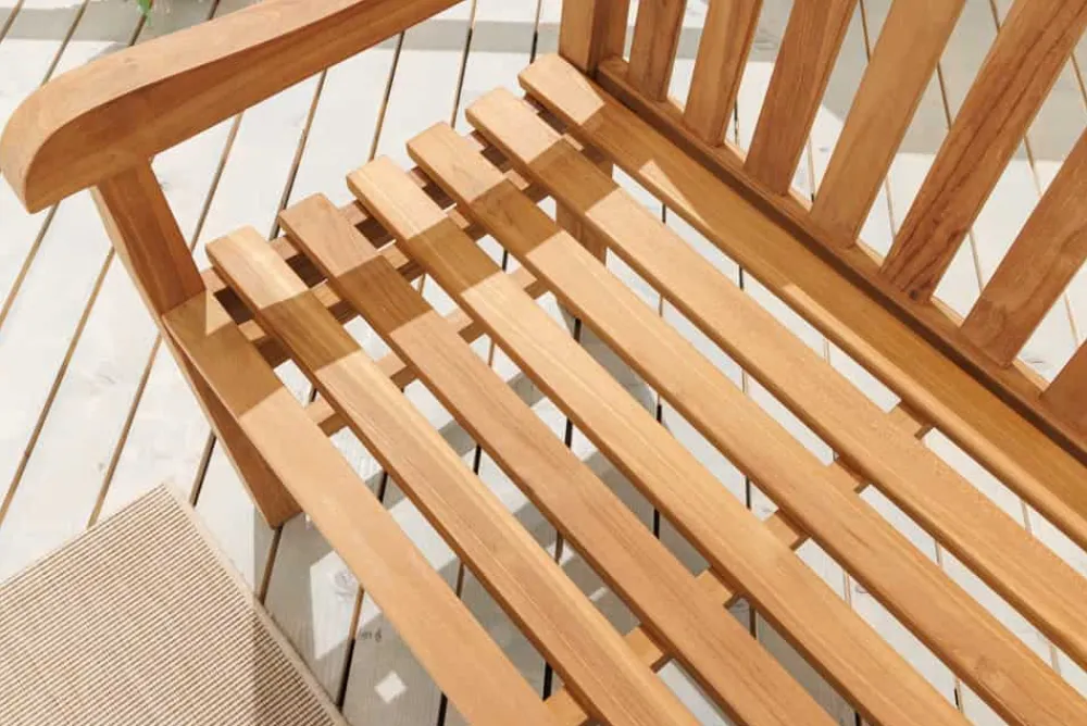 Riess-Ambiente Mehr...|Massivholz Gartenmöbel > Outdoor Gartenbank EMPIRE TEAK 150cm natur Massivholz