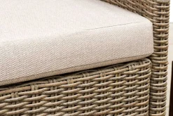 Riess-Ambiente Sitzgruppen > Outdoor Garten-Lounge MONACO 190cm natur Polyrattan Sitzecke inkl. Kissen wetterfest