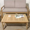 Riess-Ambiente Mehr...|Massivholz Gartenmöbel > Outdoor Garten-Sitzgruppe BALI 110cm natur beige Akazie Massivholz wetterfest