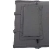 Riess-Ambiente Outdoor Kissen > Outdoor Kissen ROG 46x119cm anthrazit Sitzkissen Polster-Auflage für Hochlehner