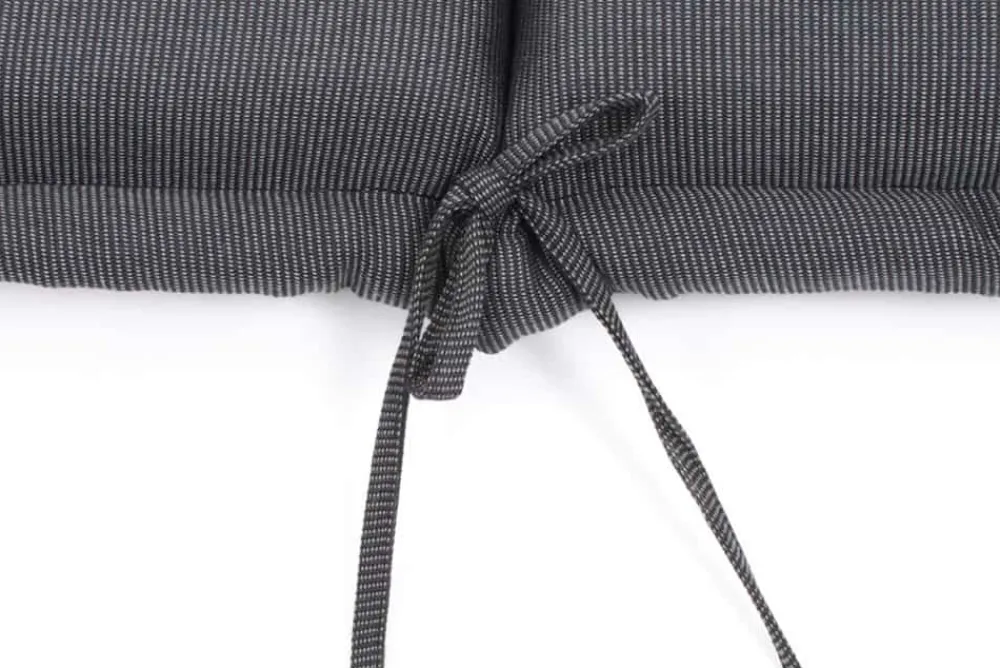 Riess-Ambiente Outdoor Kissen > Outdoor Kissen ROG 46x119cm anthrazit Sitzkissen Polster-Auflage für Hochlehner