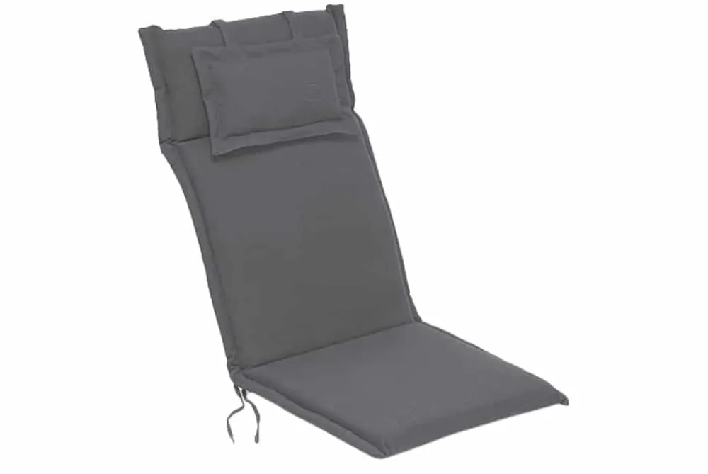 Riess-Ambiente Outdoor Kissen > Outdoor Kissen ROG 46x119cm anthrazit Sitzkissen Polster-Auflage für Hochlehner