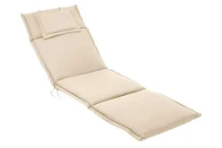 Riess-Ambiente Outdoor Kissen > Outdoor Kissen ROG 58x196cm beige Polster-Auflage für Gartenliege