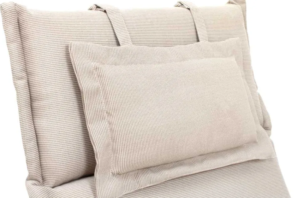 Riess-Ambiente Outdoor Kissen > Outdoor Kissen ROG 46x119cm beige Sitzkissen Polster-Auflage für Hochlehner