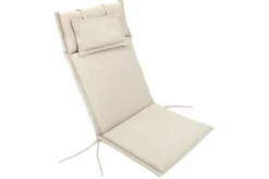 Riess-Ambiente Outdoor Kissen > Outdoor Kissen ROG 46x119cm beige Sitzkissen Polster-Auflage für Hochlehner