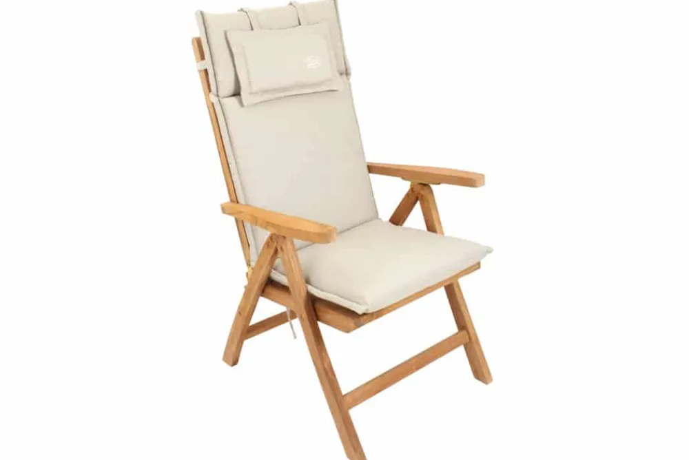 Riess-Ambiente Outdoor Kissen > Outdoor Kissen ROG 46x119cm beige Sitzkissen Polster-Auflage für Hochlehner
