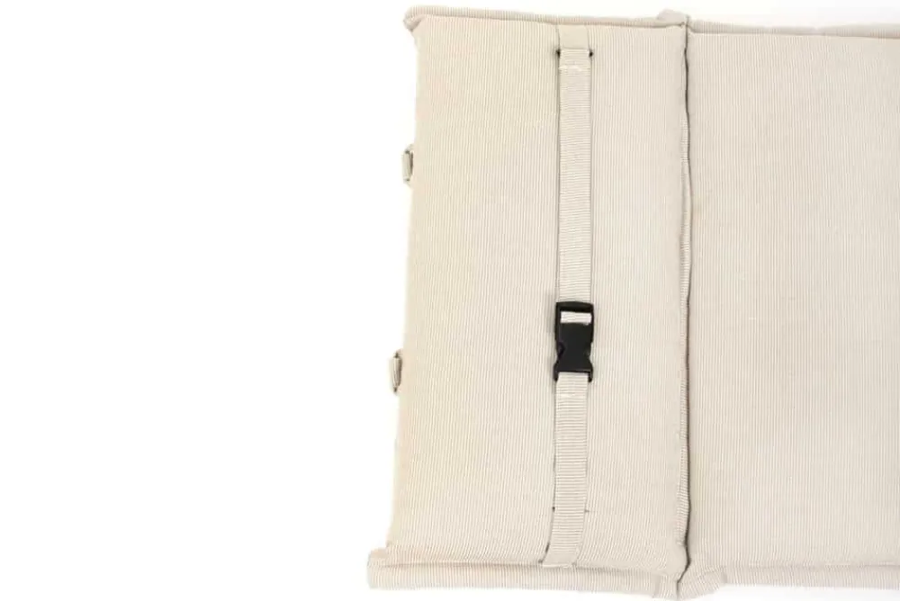 Riess-Ambiente Outdoor Kissen > Outdoor Kissen ROG 45x186cm beige Sitzkissen Polster-Auflage für Deckchair