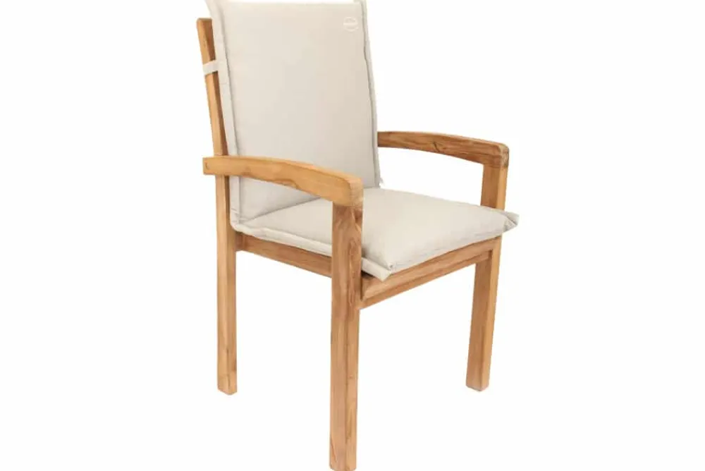 Riess-Ambiente Outdoor Kissen > Outdoor Kissen ROG 46x97cm beige Sitzkissen Polster-Auflage für Niedriglehner