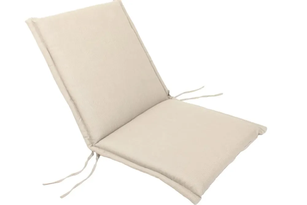 Riess-Ambiente Outdoor Kissen > Outdoor Kissen ROG 46x97cm beige Sitzkissen Polster-Auflage für Niedriglehner