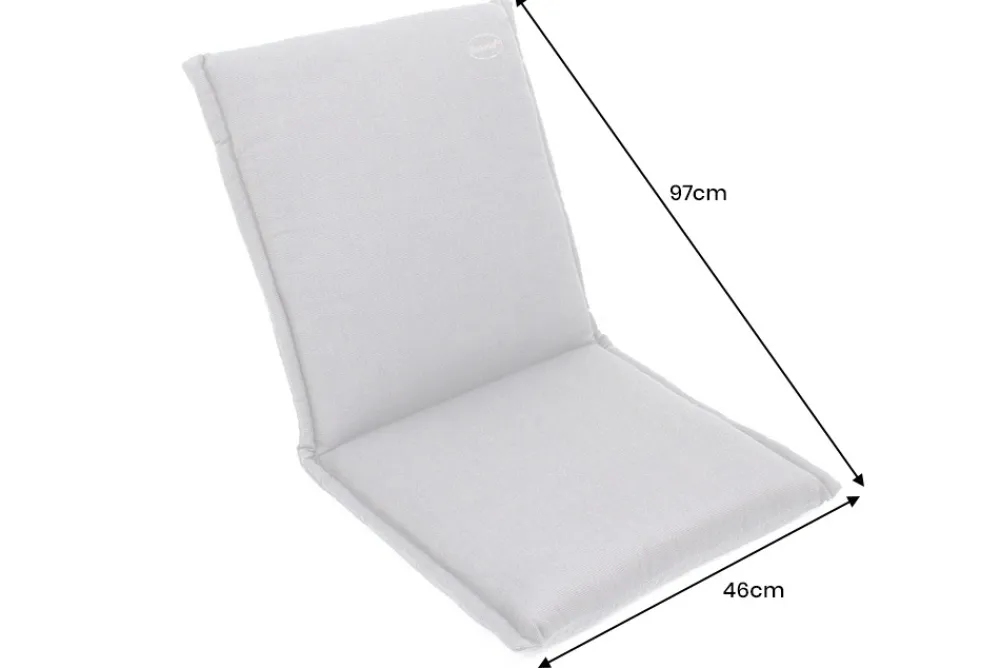 Riess-Ambiente Outdoor Kissen > Outdoor Kissen ROG 46x97cm beige Sitzkissen Polster-Auflage für Niedriglehner