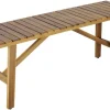 Riess-Ambiente Mehr...|Gartenbänke > Outdoor Sitzbank BALI 110cm natur honey Akazienholz wetterfest Balkonbank