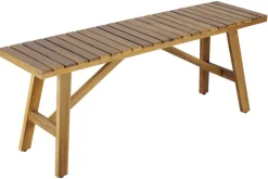 Riess-Ambiente Mehr...|Gartenbänke > Outdoor Sitzbank BALI 110cm natur honey Akazienholz wetterfest Balkonbank