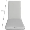 Riess-Ambiente Skandinavisch|Outdoor Kissen > Outdoor Sitzkissen COMFORT LINE 50x122cm anthrazit für Hochlehner-Stuhl Polsterauflage