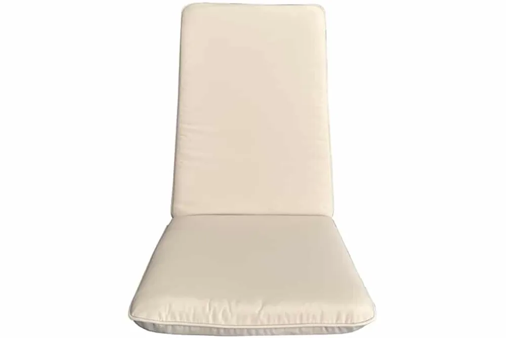 Riess-Ambiente Skandinavisch|Outdoor Kissen > Outdoor Sitzkissen COMFORT LINE 50x122cm beige für Hochlehner-Stuhl Polsterauflage