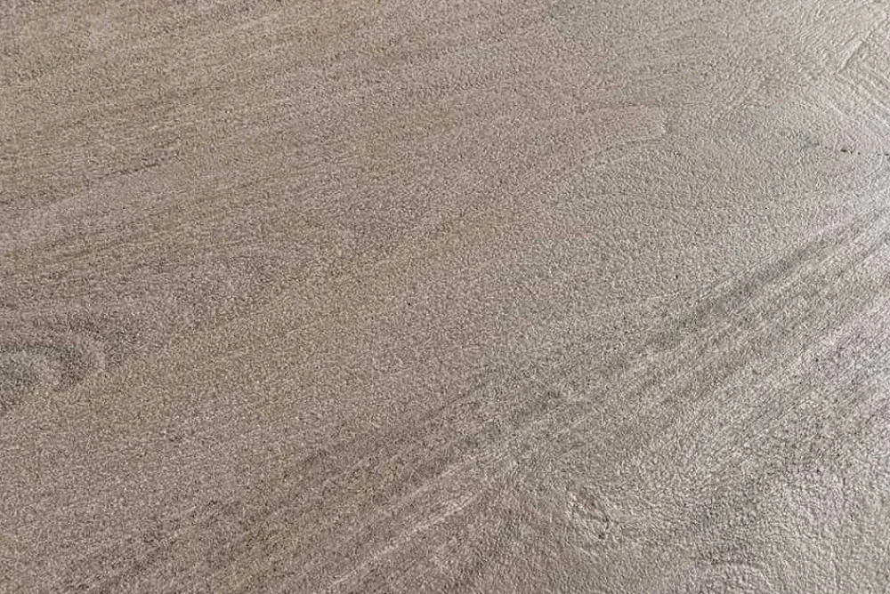 Riess-Ambiente Mehr...|Massivholzesstische > Ovaler Esstisch ART DECO 220cm smoke grau massives Mangoholz mit Säulenfuß