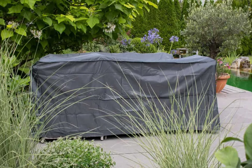 Riess-Ambiente Sitzgruppen|Schutzhauben > Quadratische Schutzhaube PRESTIGE PROTECT 250cm anthrazit Abdeckung wetterfest