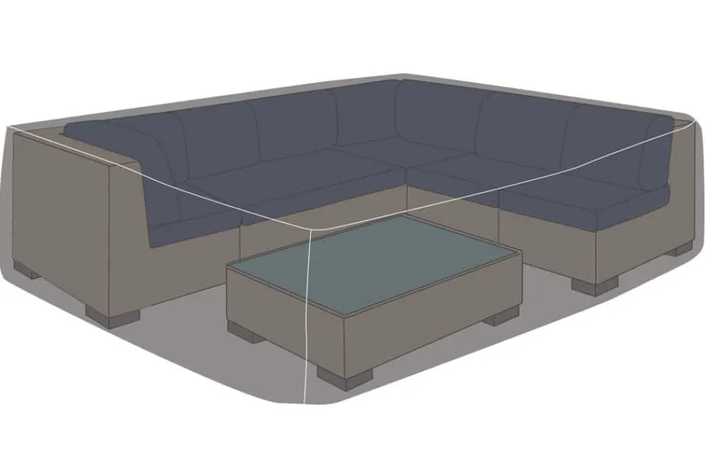 Riess-Ambiente Sitzgruppen|Schutzhauben > Quadratische Schutzhaube PRESTIGE PROTECT 250cm anthrazit Abdeckung wetterfest