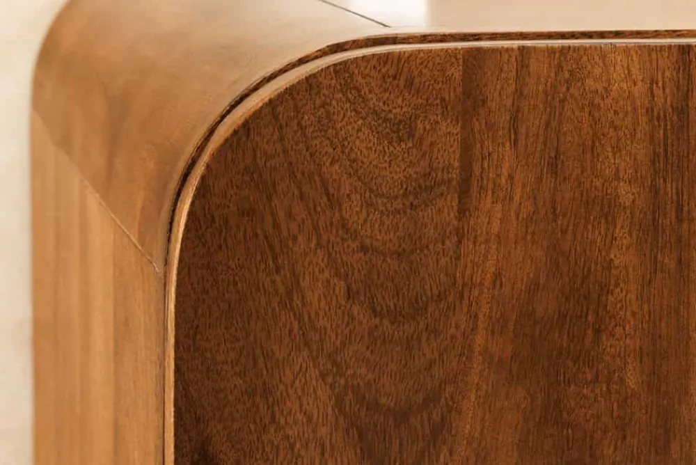 Riess-Ambiente Mehr...|Tv- & Lowboards > Quadratisches Lowboard BRASIL 75cm braun Mango Massivholz zwei Fächer Schrank