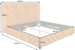 Riess-Ambiente Polsterbetten|Samt Möbel ><noscript><img width=