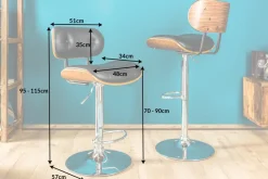 Riess-Ambiente Retro Möbel|Barhocker ><noscript><img width=