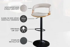 Riess-Ambiente Retro Möbel|Barhocker ><noscript><img width=