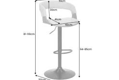 Riess-Ambiente Retro Möbel|Barhocker ><noscript><img width=