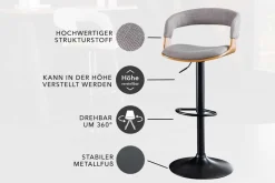 Riess-Ambiente Retro Möbel|Barhocker ><noscript><img width=