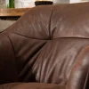 Riess-Ambiente Industrial Loft|Retro Möbel > Retro Barstuhl LOFT 100cm antik braun Microfaser Barhocker mit Armlehne