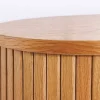 Riess-Ambiente Highboards > Retro Highboard VALHALLA WOOD 110cm natur Eichenholz mit Schiebetüren