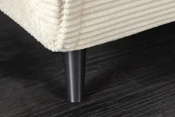 Riess-Ambiente Sessel|Retro Möbel > Retro Schlafsessel SMART MULTIFUNCTION 100cm beige Cord Bettfunktion inkl. Kissen