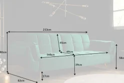 Riess-Ambiente Samt Möbel|Retro Möbel ><noscript><img width=
