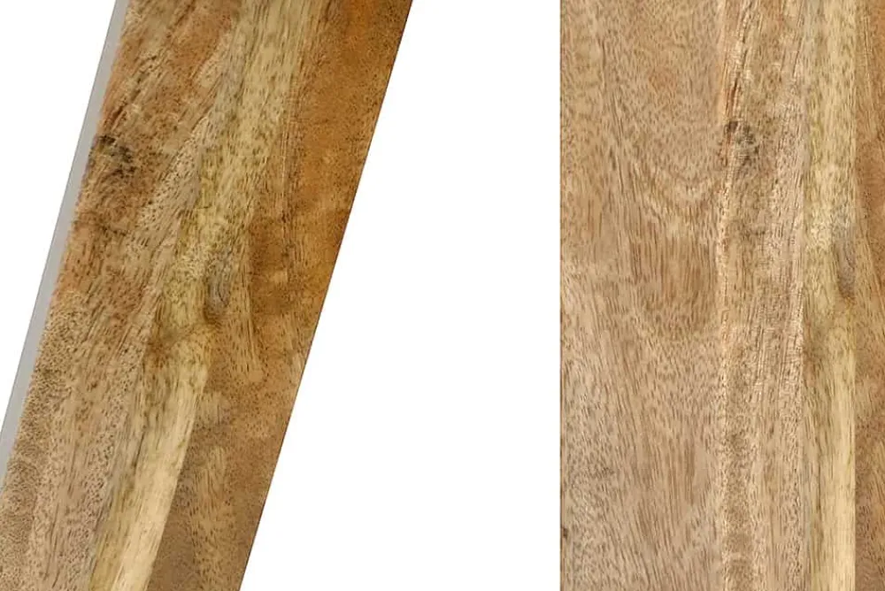 Riess-Ambiente Sitzbänke|Retro Möbel > Retro Sitzbank TURNBOCK 120cm mit Echtleder Bezug Mangoholz Bank
