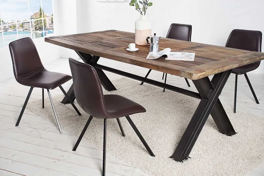 Riess-Ambiente Retro Möbel|Industrial Loft > Retro Stuhl AMSTERDAM CHAIR antik braun Designklassiker