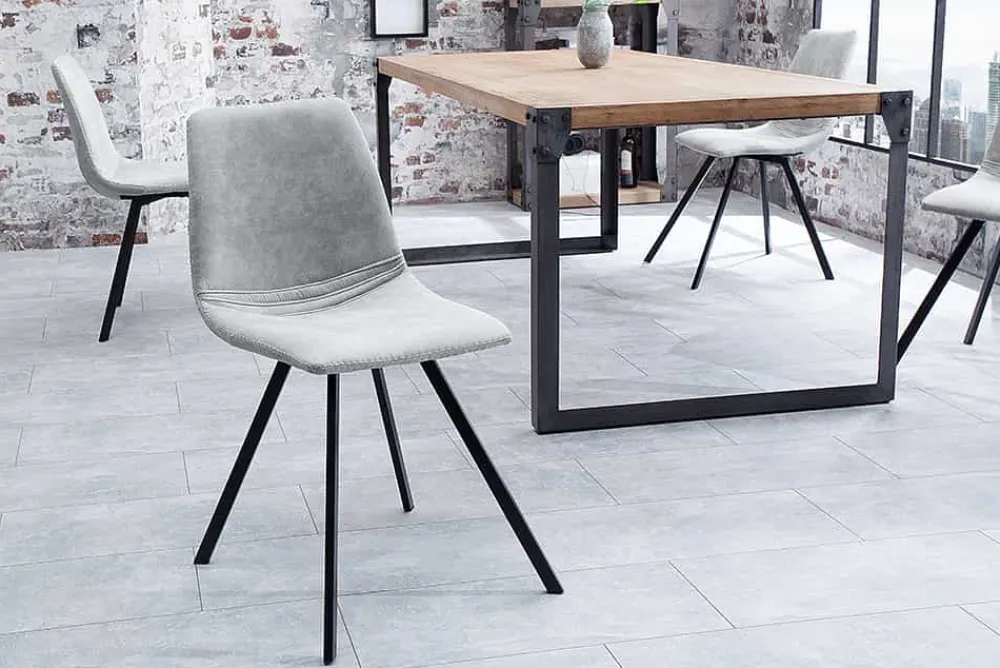 Riess-Ambiente Retro Möbel|Industrial Loft > Retro Stuhl AMSTERDAM CHAIR stone grau Designklassiker