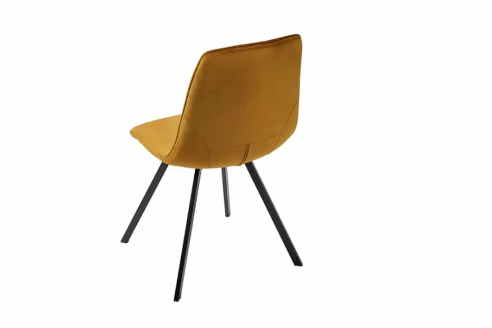 Riess-Ambiente Retro Möbel|Industrial Loft > Retro Stuhl AMSTERDAM CHAIR senfgelb Samt Designklassiker