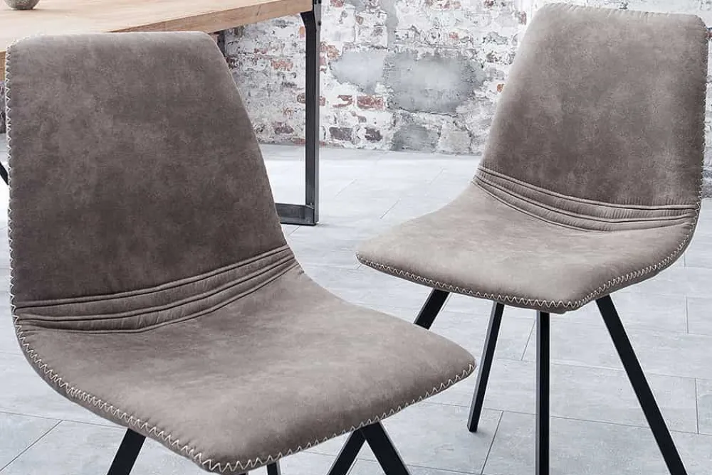 Riess-Ambiente Retro Möbel|Industrial Loft > Retro Stuhl AMSTERDAM CHAIR taupe grau Designklassiker